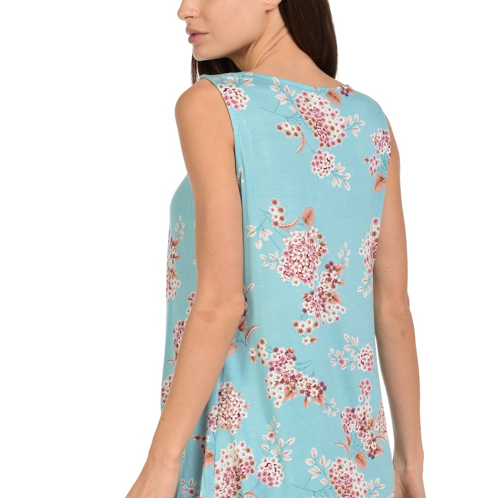 Floral Racerback Tank - Picture 3 of 3